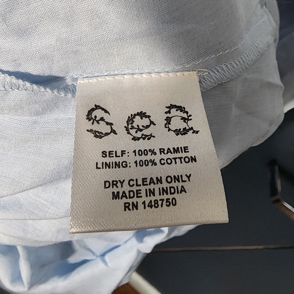 Sea New York Smocked Cole Maxi Dress RAMIE Coastal Quiet Luxury M - Picture 8 of 9